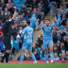 Ruben Dias disagrees with 'strange' referee decision in Man City defeat to Crystal  Palace - Manchester Evening News