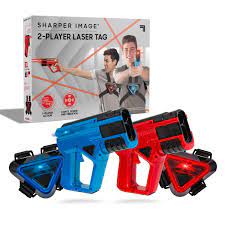 sharper image two player toy laser tag blaster vest armor set for kids safe for children s indoor outdoor battle combine