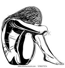 Image result for a girl sitting huddled and crying