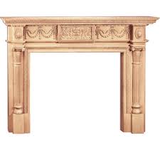 Carved Wood Fireplace Mantels