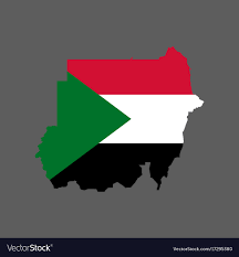 Sudan flag and map Royalty Free Vector ...