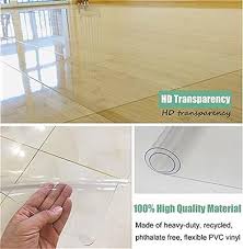home office floor protector mat clear