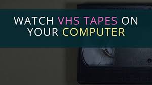 vhs tapes on a computer screen
