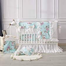 Fl Baby Nursery Bedding Set