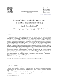 pdf pandora s box academic perceptions of student plagiarism in pdf pandora s box academic perceptions of student plagiarism in writing
