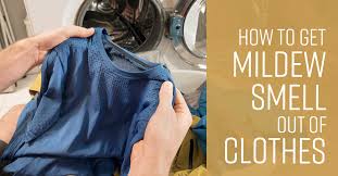 how to get mildew smell out of clothes