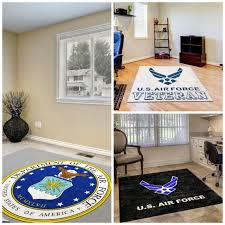 custom military logo rugs mats