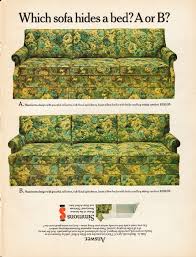 1965 simmons hide a bed sofa vine ad