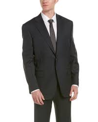 Canali Canali Wool Suit With Flat Pant Canali Cloth