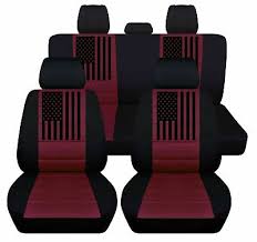 American Flag Car Seat Covers Fits Jeep