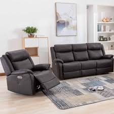 forbes electric reclining fabric sofa
