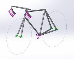 bicycle frame design using solidworks
