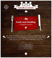 19 Lunch Invitations Psd Vector Eps