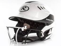 Rawlings Velo Two Tone Batting Helmet With Mask