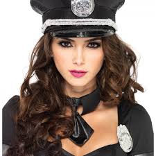 sequin cop hat halloween costume