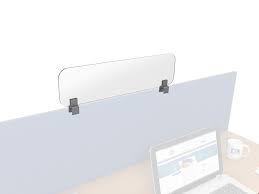 Acrylic Glass Desk Screen Topper