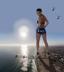 Mega Giantess women | Aerial view of Huntington Beach Pier w… | Flickr