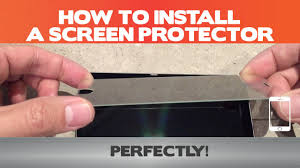how to install a screen protector