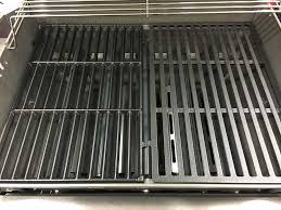 cast iron cooking grates which side is