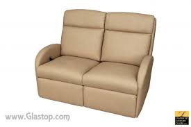 loveseat recliner glastop