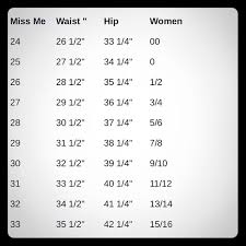 Miss Me Miss Me Jeans Size Chart From Alexiss Closet On