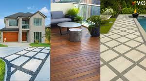 modern outdoor floor tiles design