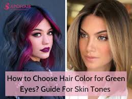 hair colors for green eyes