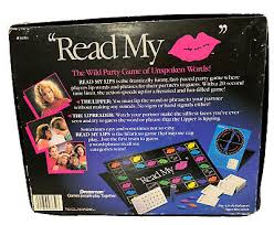 board game read my lips charades party