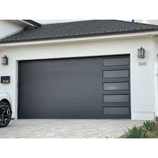 elegant garage door an grey 16 x 7