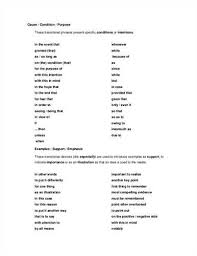 List of Useful Linking Words  narration  event sequence  summing     Writing II   Writing Based on a Model