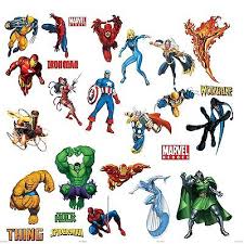 Marvel Superheroes Avengers Wall Decal