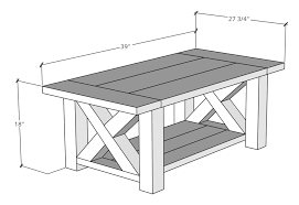 Someone sitting at the end of the sofa may not be able to easily reach a coffee table depending on the length of the sofa, and. Diy Chunky Farmhouse Coffee Table Coffee Table Plans Handmade Haven