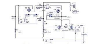 simple home audio power lifier