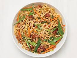 pork and noodle stir fry recipe food