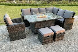 9 Seater Rattan Garden Furniture Set