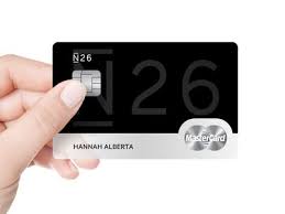 The n26 visa debit card may be used everywhere visa debit cards are accepted. N26 Black Mastercard Credit Card Design Business Card Design Minimal Member Card
