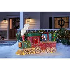 Anyone can go to walmart, target, kmart, home depot, lowe's, michael's, hobby lobby or kohl's to get their outdoor decor, but it takes a real. Home Accents Holiday 4 Ft Led Lighted Mesh String Train Set Ty229739 1614 1 The Home Depot