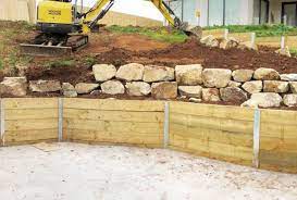 Timber Sleepers Retaining Walls