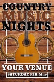 Country Music Night Poster Template Postermywall