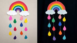 Diy Easy Rainbow Wall Hanging With