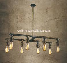 Water Pipe Retro Lamp Led Pendant Light E27 Edison Bulb Chandelier Buy Retro Lamp Pendant Light Led E27 Lamp Product On Alibaba Com