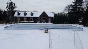 custom ice rinks backyard ice rink