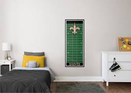 New Orleans Saints Growth Chart Giant Officially Licensed Nfl Removable Wall Graphic