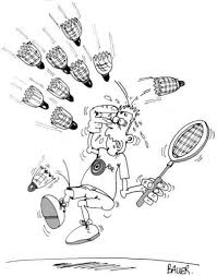 RÃ©sultat de recherche d'images pour "badminton dessin"