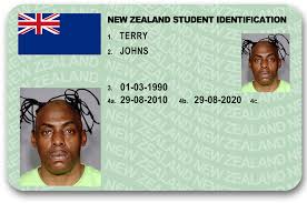 new zealand novelty id card png