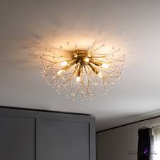 Brass Led Flush Ceiling Lamp