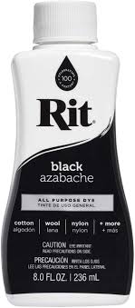 Rit All Purpose Liquid Dye 8 Ounce Black