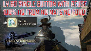 But in 2021, it has to be out of date. Ffxiv Sb Blacksmith Desynthesis Guide Cheapest Way Level 1 320 Youtube