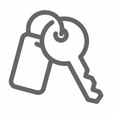 Key Keychain Icon On