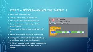 There are a lot of core concepts in computer science which lend themselves favorably to games design. How To Make A Shooting Target Game In Scratch We Are Going To Make A Target Game This Game Will Have A Target That Will Move When Clicked A Timer Ppt